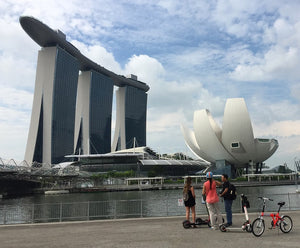 Scooting With A RearViz In Singapore